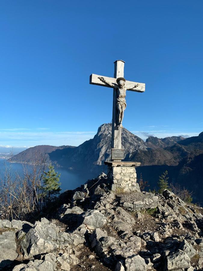 Bergglueck - Gemuetliches Appartement Am Traunsee Altmünster Kültér fotó
