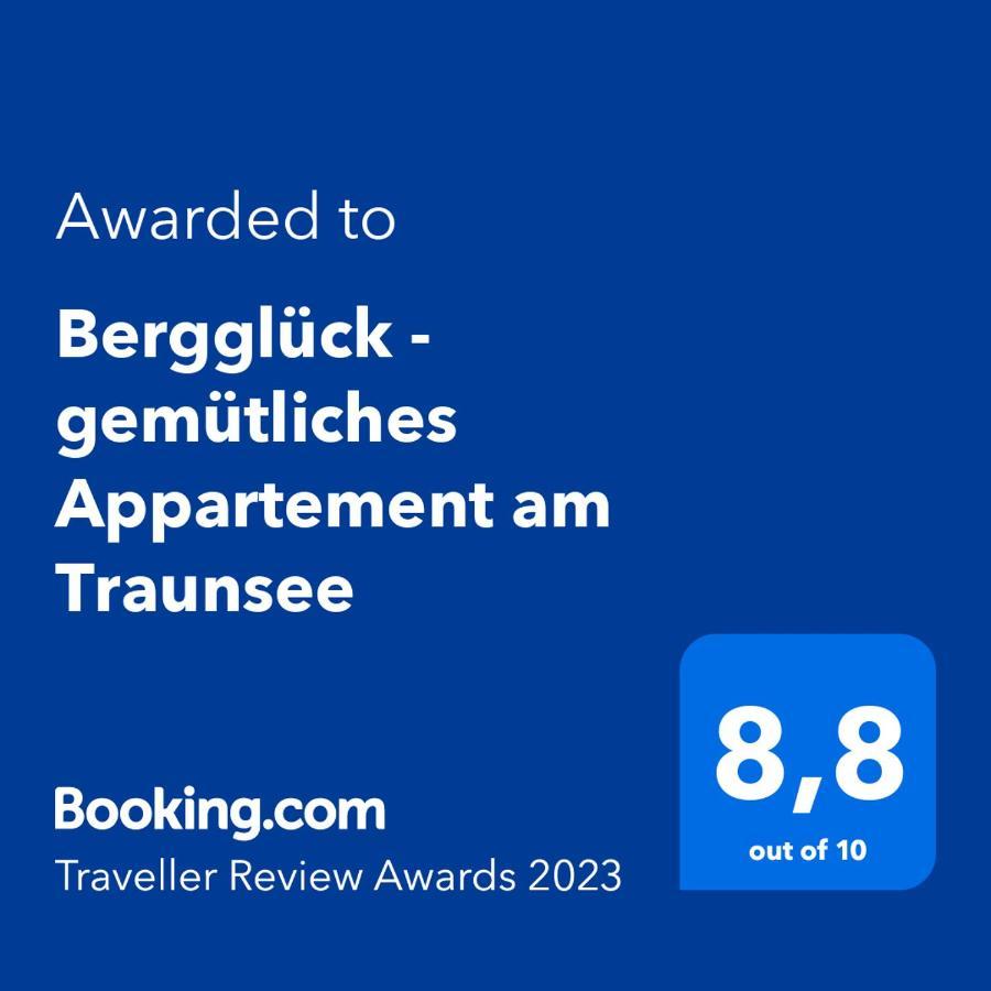 Bergglueck - Gemuetliches Appartement Am Traunsee Altmünster Kültér fotó